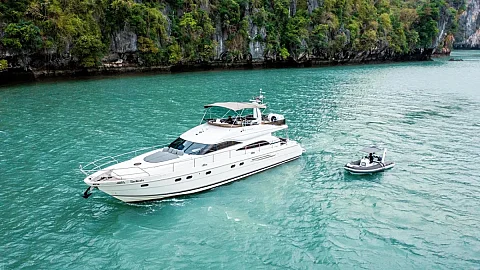 Krabi Princess — 65ft Princess Yacht Charter Krabi to Nui Bay